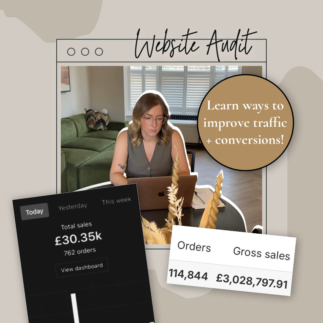 Website Audit - SEO Optimisation, Merchandising, Trust + More!